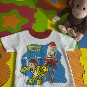 Disney Curious George Kids T-Shirt - Red, White, Yellow